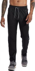 img 4 attached to AIMPACT Men'S Tapered Sweatpants With Pockets - Slim Fit Gym Jogger Pants