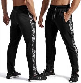 img 1 attached to AIMPACT Men'S Tapered Sweatpants With Pockets - Slim Fit Gym Jogger Pants