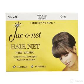 img 1 attached to 💆 Jac Net Tiny Net Bouffant Large: Lightweight Hairnet with Maximum Comfort