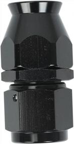 img 4 attached to Модернизируйте свою систему шлангов с помощью Smileracing Black AN8 8AN Straight PTFE Teflon Swivel Adapter