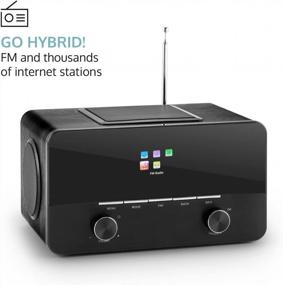 img 1 attached to AUNA Connect 150 Black 2.1 Wi-Fi Internet Radio Music Player With MP3 USB Port, AUX & Remote Control - Black