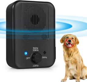 img 4 attached to 🔊 Upgraded Mini Bark Control Device with 3 Ultrasonic Frequency Levels - Enhanced Black Edition