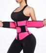angool women's neoprene waist trainer with zipper for plus size workout trimming, sauna sweating, and corset cinching logo