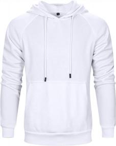 img 4 attached to 👕 Stylish TOLOER Men's Hoodies: Casual Solid Color Sports Outwear Sweatshirts