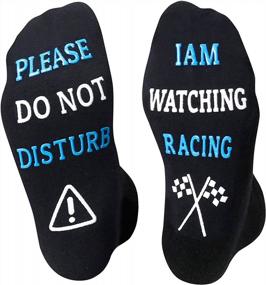 img 3 attached to Unisex Fishing Football Car Racing Motorcycle Wrestling Socks - Gifts For Cancer Survivor Fireman Hunter (HAPPYPOP)