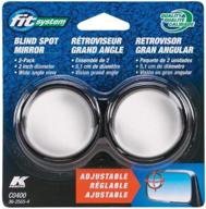 🔍 enhance safety with fit system c0400 adjustable stick-on blind spot mirrors – pack of 2 (packaging may vary) логотип