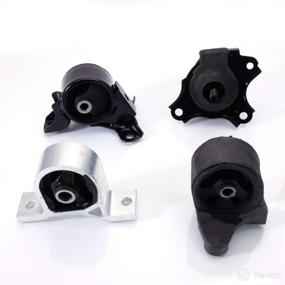 img 4 attached to 🔧 Premium Set of 4Pcs Engine Motor Automatic Transmission Mounts for 2001-2005 Honda Civic 1.7L (A6595 A6588 A6591 A4511) - High Compatibility and Performance Guaranteed