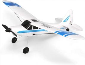 img 3 attached to Durable FunTech RC Airplane With 6 Axis Gyro Stabilizer And 2.4GHz Radio Remote Control - Perfect RC Control Plane For Beginners Or Advanced Kids, Ideal Gift For Adults