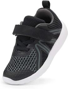 img 4 attached to 🏃 DADAWEN Lightweight Breathable Sneakers Athletic Girls' Shoes - Enhancing Performance and Comfort