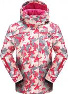 waterproof and windproof girls' ski and snowboard jacket by phibee sportswear logo
