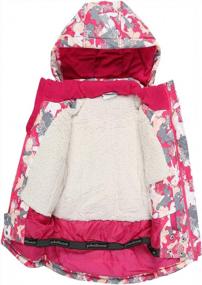 img 3 attached to Waterproof And Windproof Girls' Ski And Snowboard Jacket By PHIBEE Sportswear