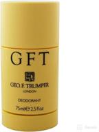 geo f trumper stick deodorant: long-lasting odor protection in a convenient format logo