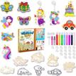 create colorful magic with 18pcs window art and crafts kit - perfect diy project for kids 6 and up logo