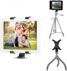img 3 attached to Tablet Tripod Mount Adapter For 7-10.2 Inch Devices, Compatible With Cameras – IKross