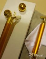 img 1 attached to 24K Golden Facial Massager Kit: 2-In-1 Electric Face & Arm Eye Nose Skin Care Tool review by Aaron Moore