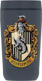 img 4 attached to Thermos Guardian Collection 12Oz Stainless Steel Travel Tumbler With Vacuum Insulation And Double Wall - Harry Potter Hufflepuff House Crest Design