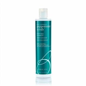 img 4 attached to Deep Cleansing Brocato Peppermint Scrub Purifying Shampoo - 10 Oz. Fresh, Invigorating & Lightweight With Pure Peppermint Oil For Oily To Normal Hair Types | Sulfate & Paraben Free