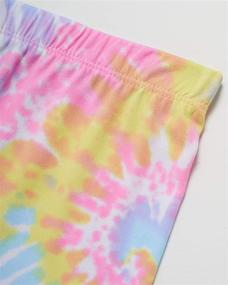 img 3 attached to Dreamstar Active Stretch Shorts Tie Dye Girls' Clothing : Active