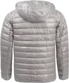 img 2 attached to Mens Ultra Light Weight Puffer Down Jacket With Hood By Hiheart