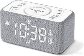 img 4 attached to ONLAKE Bedy White Noise Machine with Alarm Clock - 12 Sleep Soothing Sounds, Dual Alarm with 7 Wake Up Sounds, Auto-Off Timer, Battery Backup, Dimmable - Ideal Sound Machine for Baby, Kids, and Adults