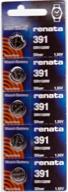 391 renata watch batteries 5pcs logo