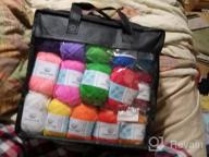 img 1 attached to 103 PCS Crochet Kit With Crochet Hooks Yarn Set, Premium Bundle Includes 2180 Yards Acrylic Yarn Skeins Balls, Needles, Accessories, Bag, Ideal Starter Pack For Kids Adults Beginner Professionals review by Rory Stice