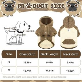 img 1 attached to Зимняя одежда Hoodie Thermal Doggie