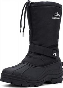img 4 attached to ALEADER Waterproof Insulated Snow Boots For Men'S Winter