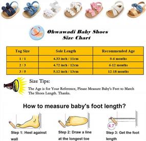 img 2 attached to Soft Sole Summer Sandals For Baby Boys And Girls - First Walkers Beach Shoes And Flat Shoes