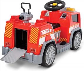 img 3 attached to 6V Ride On Tonka Firetruck Toy By Huffy, Red