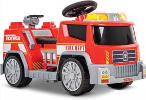 img 4 attached to 6V Ride On Tonka Firetruck Toy By Huffy, Red