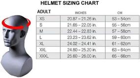 img 3 attached to 🔒 Enhanced Safety and Comfort: VCAN Cruiser Half Face Motorcycle Helmet with Drop-Down Sun Visor, Removable Peak and Quick Release Buckle