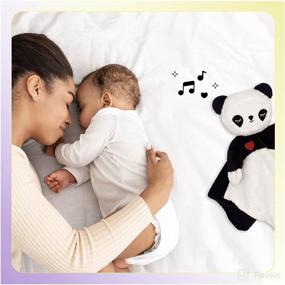 img 3 attached to Hushko White Noise Baby Sound Machine: Sleeping Toy Panda - Soothe Your Baby's Sleep with Shusher, Heart Beat, Lullaby & More!