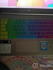 img 6 attached to Защитите и персонализируйте свой 14-дюймовый ноутбук HP Pavilion с помощью крышки клавиатуры цвета Ombre Pink, совместимой с сериями CF, DK, DQ, FQ