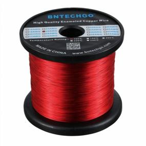 img 1 attached to BNTECHGO 26 AWG Enameled Copper Wire - Magnet Winding Wire - 3.0 lb - 0.0157" Diameter - Red Color - Temperature Rating 155℃ - Ideal for Transformers and Inductors