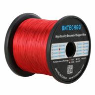 bntechgo 26 awg enameled copper wire - magnet winding wire - 3.0 lb - 0.0157" diameter - red color - temperature rating 155℃ - ideal for transformers and inductors логотип