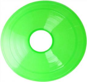 img 2 attached to 10 зеленых дисковых конусов BiAnYC Pro - маркеры для тренировок на ловкость/футбол/футбол/детские полевые игры