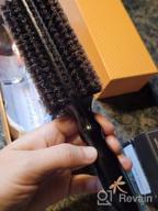 img 1 attached to Get Salon-Worthy Hair At Home With Belula'S Soft Boar Bristle Round Brush Set - Ideal For Adding Volume And Body! review by Steven Harper