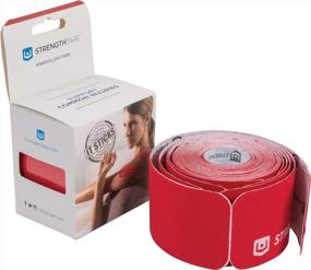 img 3 attached to StrengthTape Kinesiology Tape: 5M Precut Roll For Athletic Support & Injury Prevention - Multiple Colors!