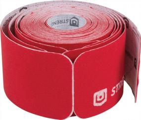 img 4 attached to StrengthTape Kinesiology Tape: 5M Precut Roll For Athletic Support & Injury Prevention - Multiple Colors!