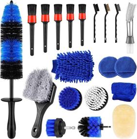 img 4 attached to Detailing Brushes Cleaning Interior Exterior Car Care -- Tools & Equipment