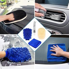 img 3 attached to Detailing Brushes Cleaning Interior Exterior Car Care -- Tools & Equipment