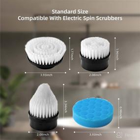 img 2 attached to 💡 7 PCS Replacement Brush Heads for Electric Spin Scrubber – Efficient Multipurpose Cleaning Tools by LHPY