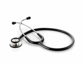 img 2 attached to Black ADC Adscope 603BK: Premium Stainless Steel Clinician Stethoscope With Tunable AFD Technology And Improved SEO, Product Code 3001697