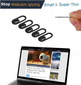 img 2 attached to Protect Your Privacy With Sunshot'S Ultra Thin Webcam Cover - 10 Pack For Laptop Macbooks PCs Tablets Smartphone