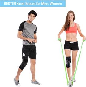 img 1 attached to Stay Active With BERTER Knee Brace - Compression Sleeve For Men And Women, Perfect For Running, Hiking, And Sports Activities