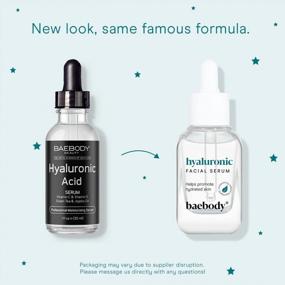 img 3 attached to Ultimate Skin Rejuvenation: Baebody'S Hyaluronic Acid Serum With Vitamin C And E - 1 Oz Bottle