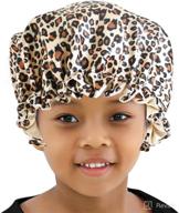 👶 yafiygi baby satin bonnet: reversible silk sleep cap for 6-36 months baby and teens - adjustable and double layered логотип