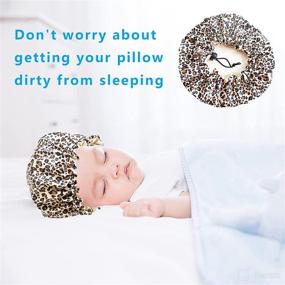 img 2 attached to 👶 YAFIYGI Baby Satin Bonnet: Reversible Silk Sleep Cap for 6-36 Months Baby and Teens - Adjustable and Double Layered