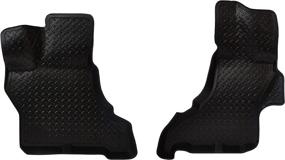 img 2 attached to 🚗 Husky Liners Classic Style Series Front Floor Liners - Black for Ford E-350/E-450 Super Duty and E-150/E-250 - 2 Pcs